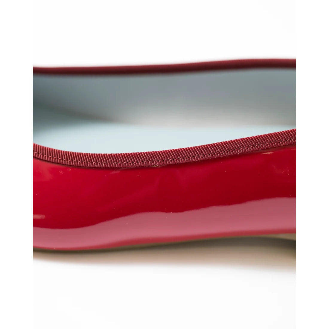 日本製 Emma Francis 圓頭平底芭蕾舞晴雨鞋 (02a-E 135) (Dark Red Enamel)(ダークレッド エナメル)