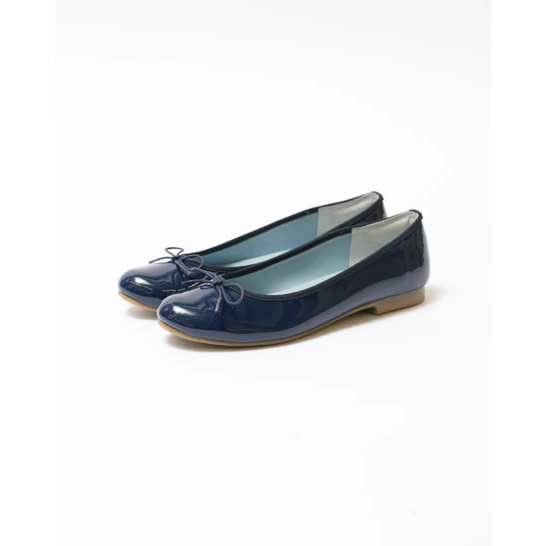 日本製 Emma Francis 圓頭平底芭蕾舞晴雨鞋 (02a-E 117) (Navy Enamel)(ネイビー エナメル)