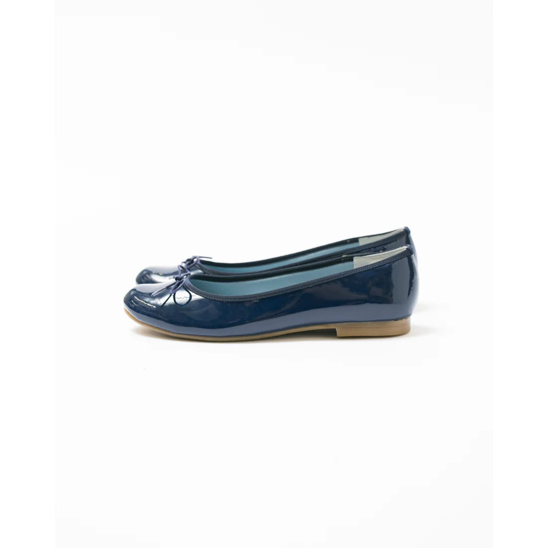 日本製 Emma Francis 圓頭平底芭蕾舞晴雨鞋 (02a-E 117) (Navy Enamel)(ネイビー エナメル)