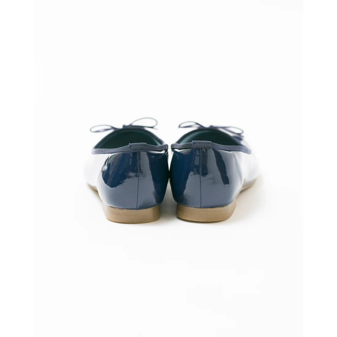 日本製 Emma Francis 圓頭平底芭蕾舞晴雨鞋 (02a-E 117) (Navy Enamel)(ネイビー エナメル)