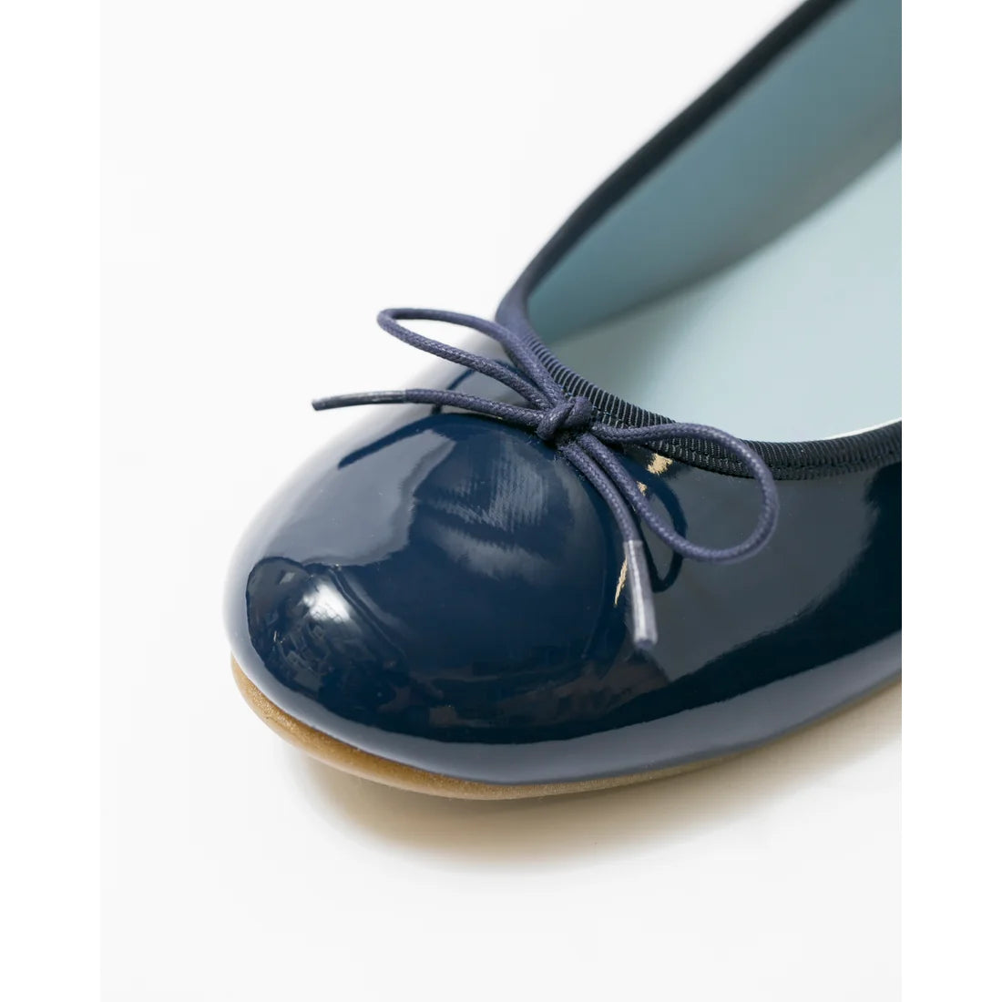 日本製 Emma Francis 圓頭平底芭蕾舞晴雨鞋 (02a-E 117) (Navy Enamel)(ネイビー エナメル)