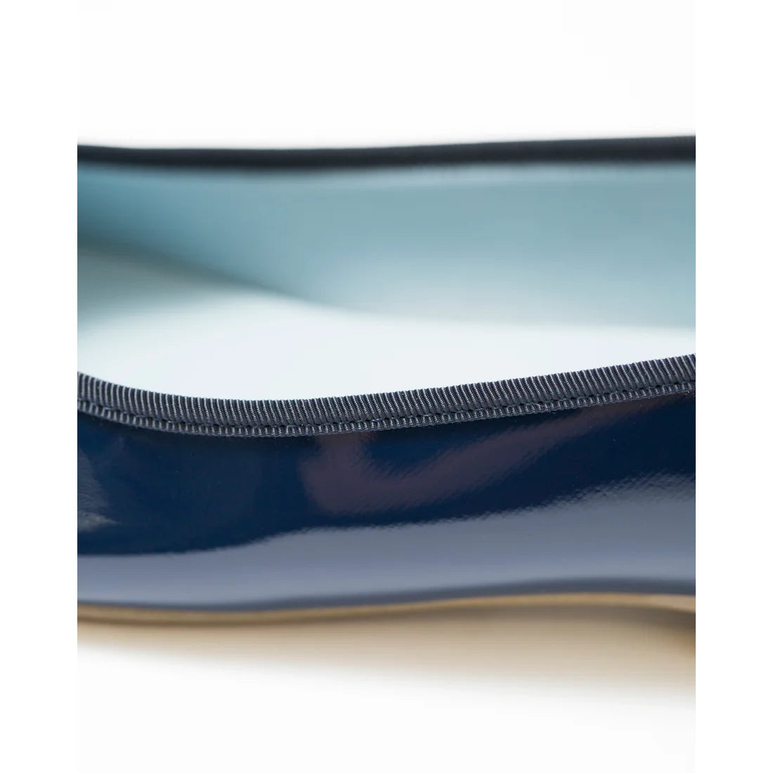 日本製 Emma Francis 圓頭平底芭蕾舞晴雨鞋 (02a-E 117) (Navy Enamel)(ネイビー エナメル)