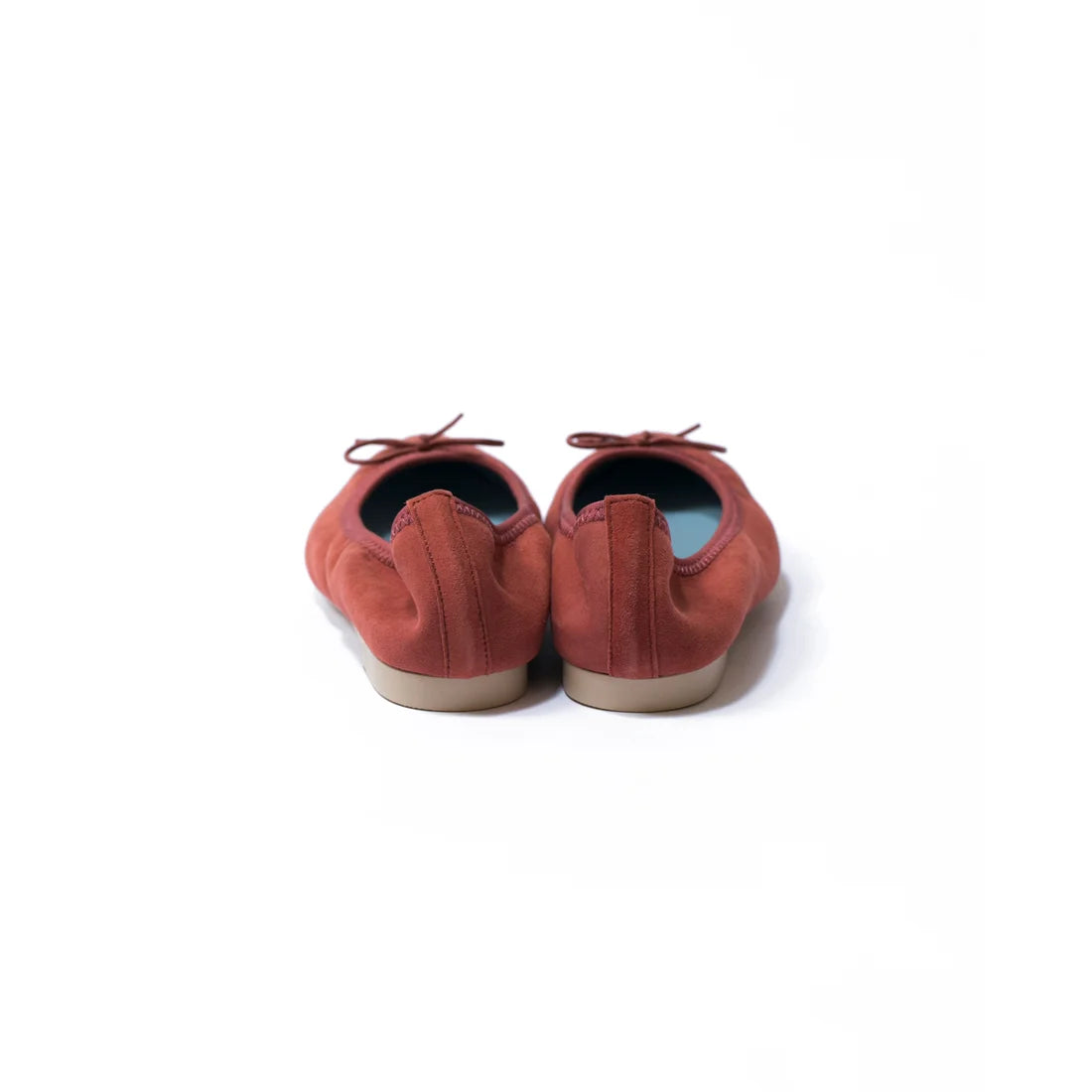 日本製【珍珠色調防水】Emma Francis尖頭平底芭蕾舞鞋(01b-L S129)(orange leather suede)(オレンジ レザースエード)