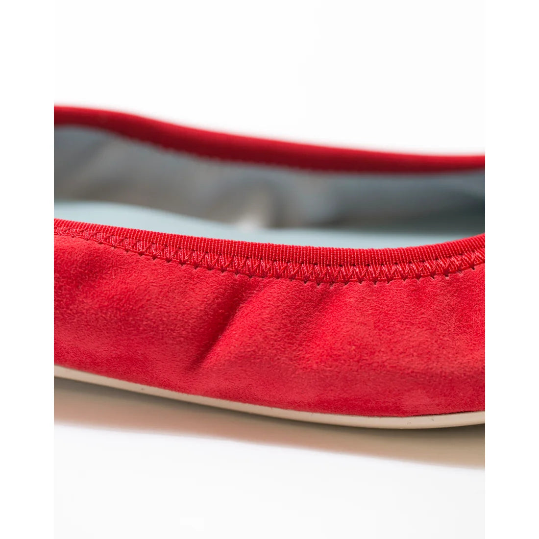 日本製【珍珠色調防水】Emma Francis尖頭平底芭蕾舞鞋 (01b-L S135) (Red leather suede)(レッド レザースエード)