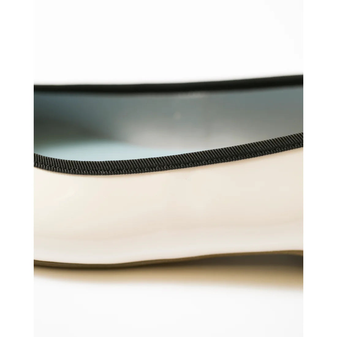 日本製【晴雨兼容】Emma Francis尖頭平底芭蕾舞晴雨鞋(01a-E 158)(White Enamel)(ホワイト エナメル)