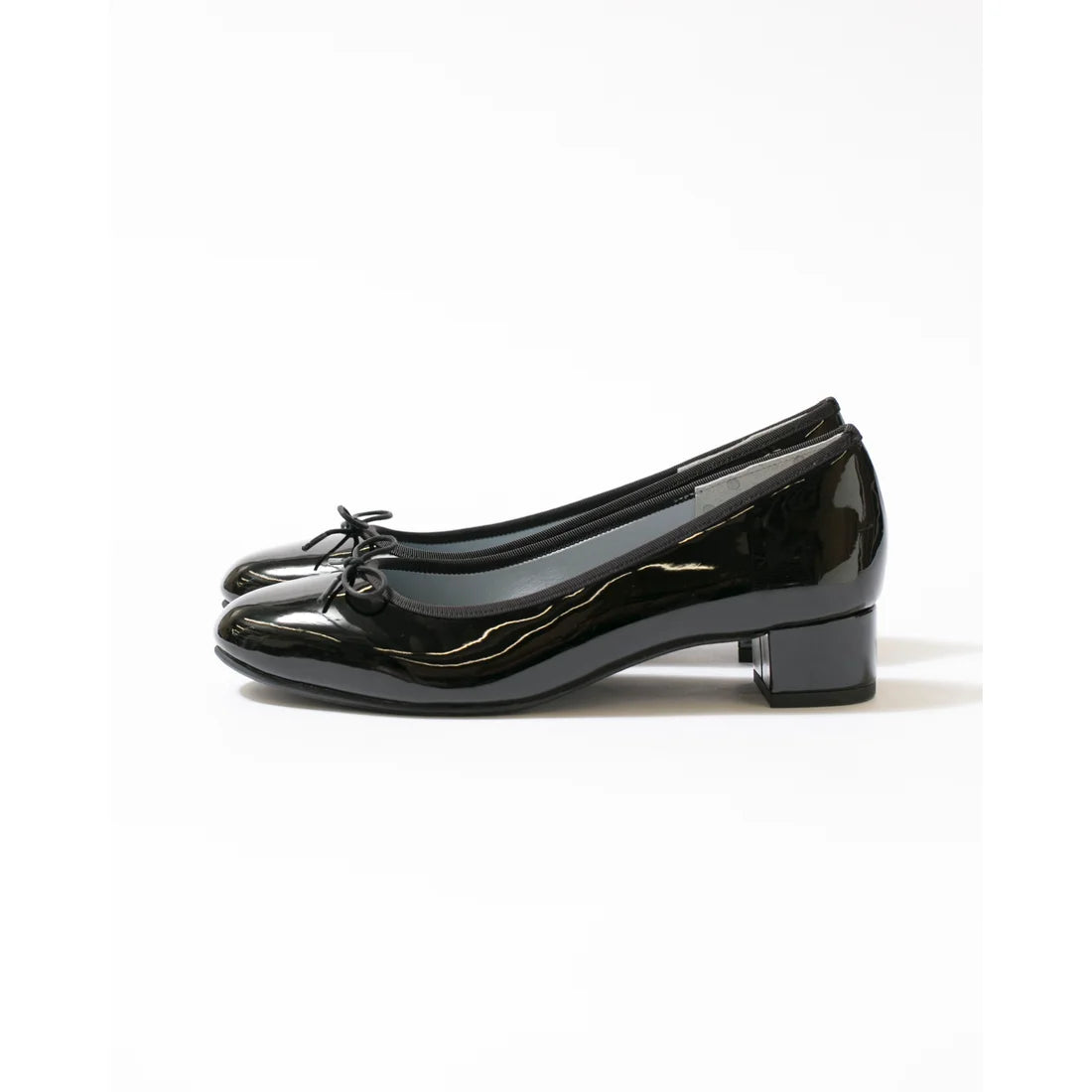 日本製【相容雨天】Emma Francis 圓頭3cm跟芭蕾舞鞋(3001a-E 101)(Black enamel)(ブラック エナメル)