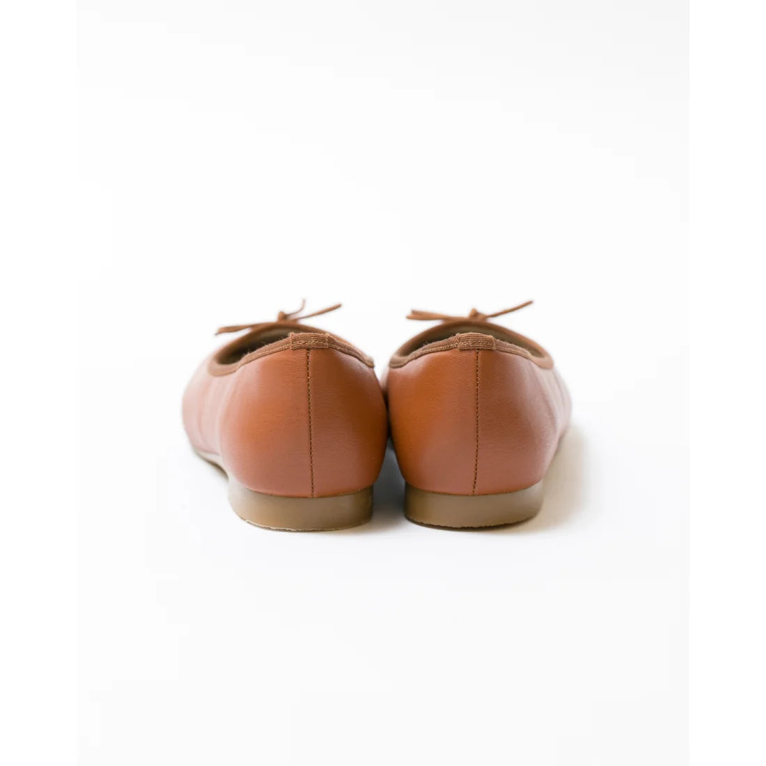 日本製【蘋果皮】【防水】 Emma Francis方頭平底芭蕾舞鞋(03b-AP 186)(Camel Apple Leather Smooth)(キャメル アップルレザースムース)