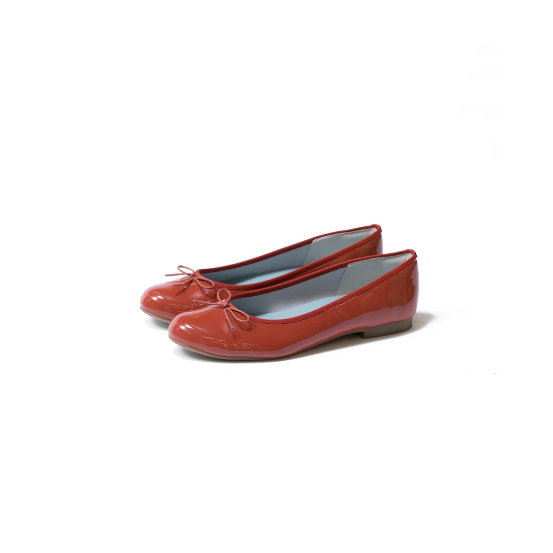日本製 Emma Francis 圓頭平底芭蕾舞晴雨鞋 (02a-E 129) (Orange Enamel)(オレンジ エナメル)的副本