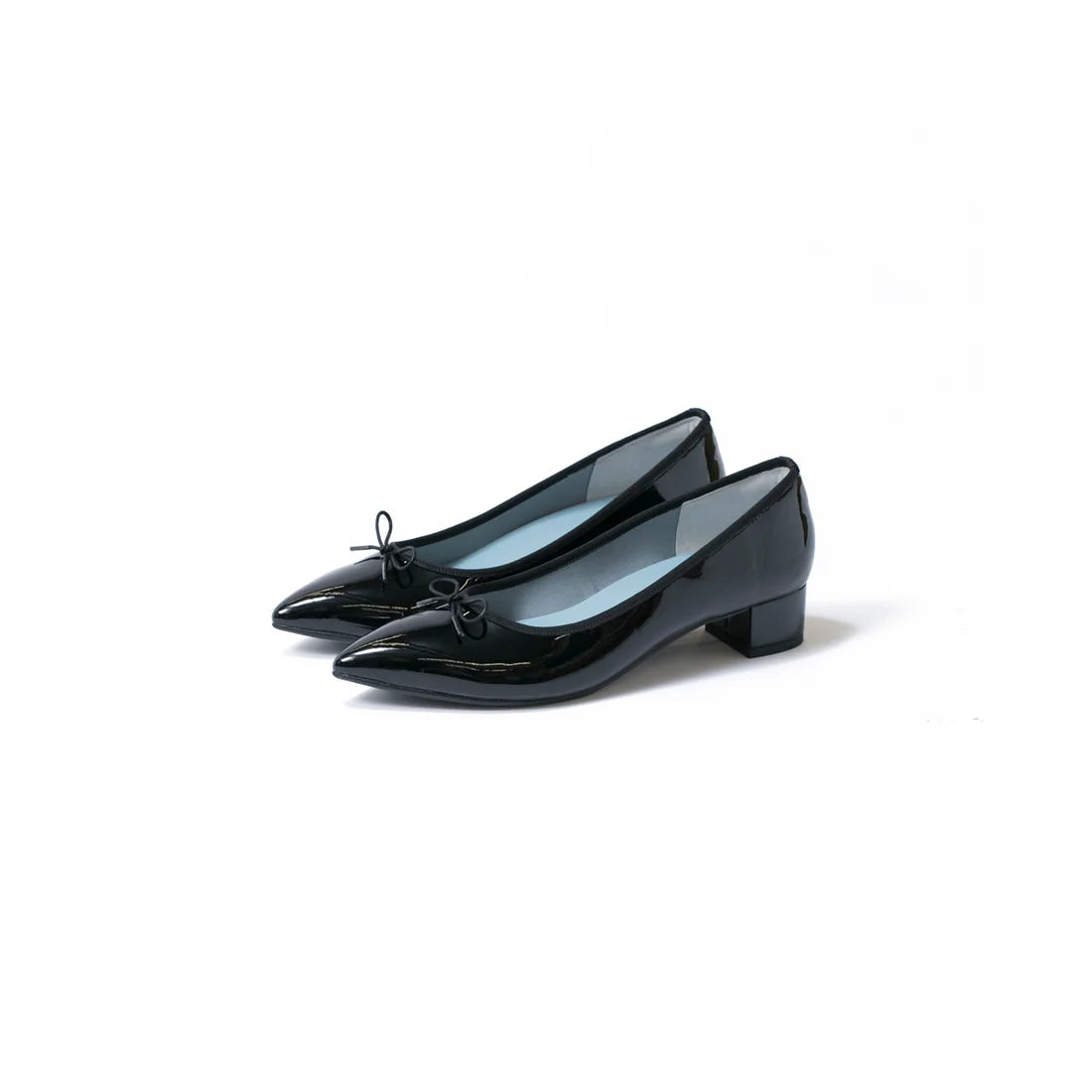 日本製【相容雨天】Emma Francis 尖頭3cm跟芭蕾舞鞋(3002a-E 101)(Black enamel)(ブラック エナメル)