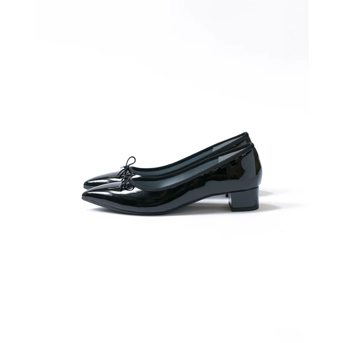 日本製【相容雨天】Emma Francis 尖頭3cm跟芭蕾舞鞋(3002a-E 101)(Black enamel)(ブラック エナメル)