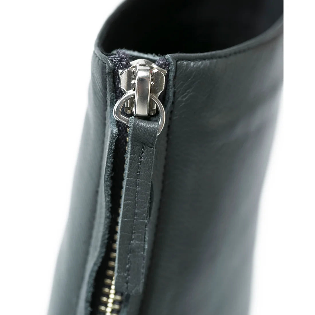 日本製【防水】Emma Francis Volume Sole厚底前拉鍊靴子 (9013a-L 153)(Gray leather)(グレー レザー)