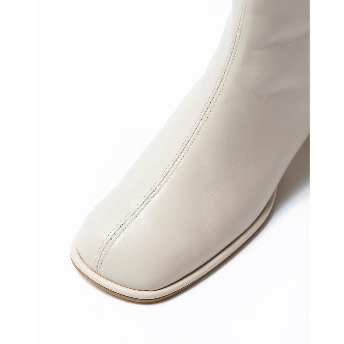 日本製【防水】Emma Francis 素面高跟靴 (9014a-L 177)(Ivory leather)(アイボリー レザー)
