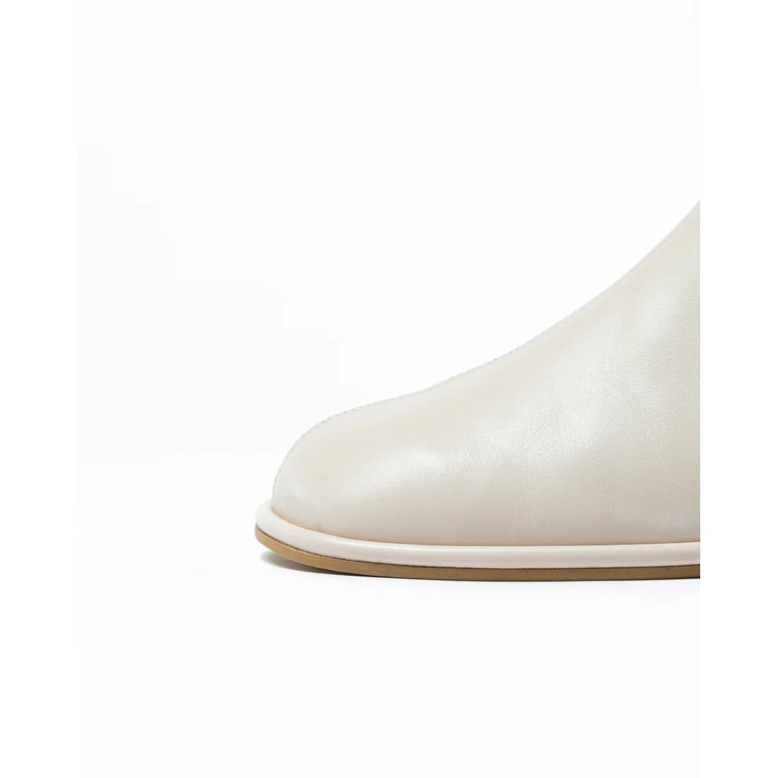 日本製【防水】Emma Francis 素面高跟靴 (9014a-L 177)(Ivory leather)(アイボリー レザー)