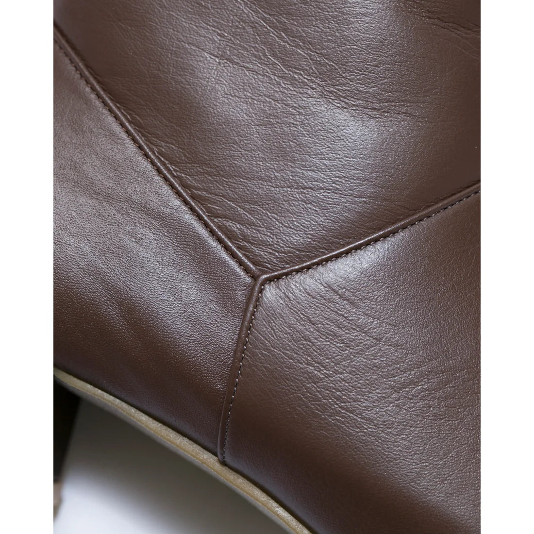 日本製【防水】Emma Francis 4cm素面高跟短靴 (9009a-L 105)(Brown leather)(ブラウン レザー)