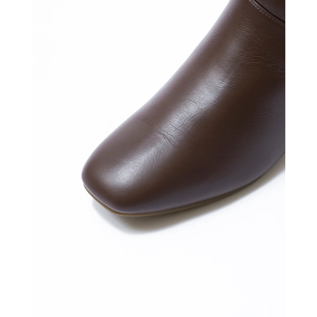 日本製【防水】Emma Francis 4cm素面高跟短靴 (9009a-L 105)(Brown leather)(ブラウン レザー)