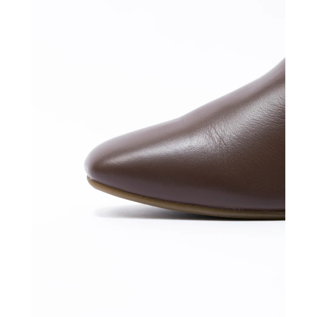 日本製【防水】Emma Francis 4cm素面高跟短靴 (9009a-L 105)(Brown leather)(ブラウン レザー)
