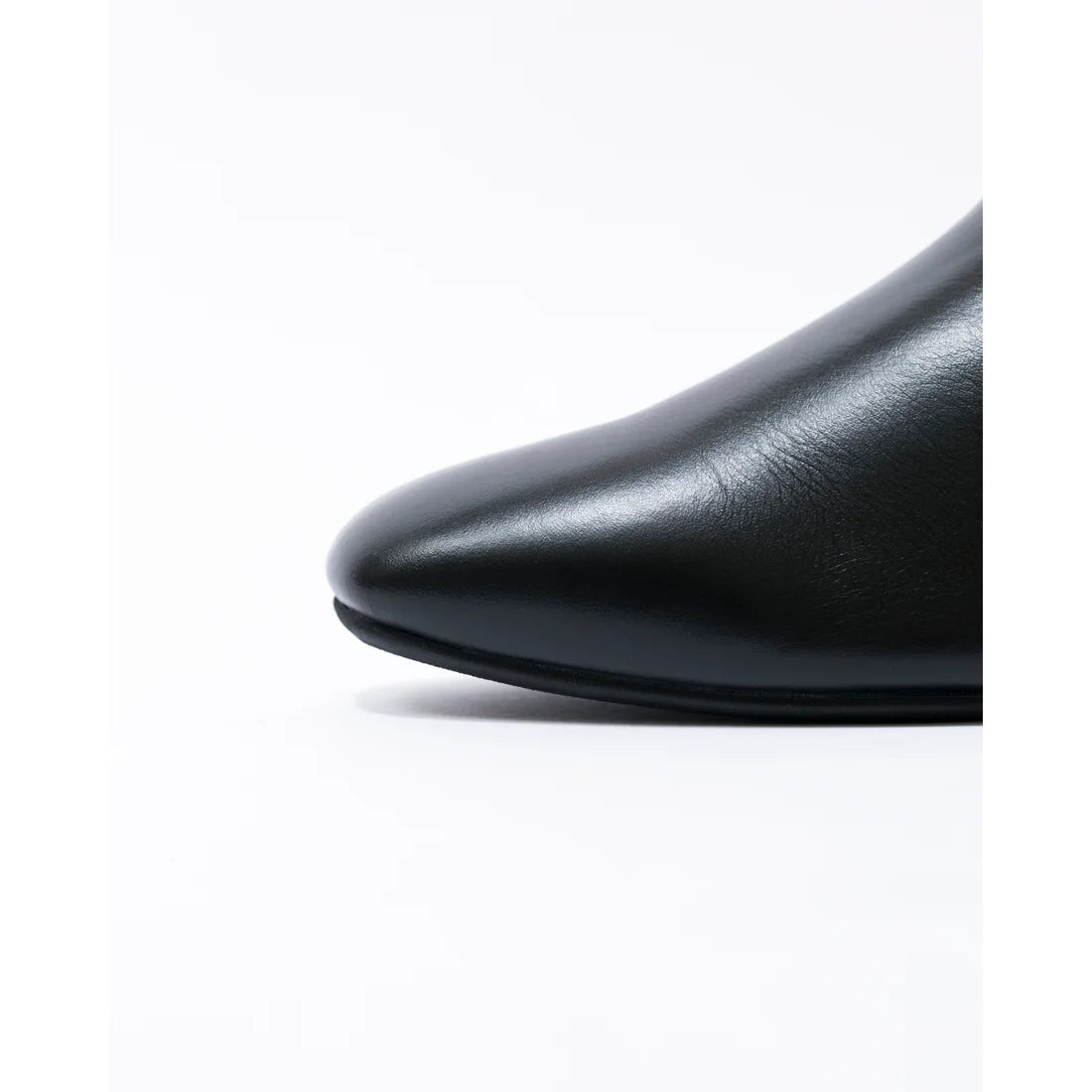 日本製【防水】Emma Francis 4cm素面高跟短靴 (9009a-L 101)(Black leather)(ブラック レザー)