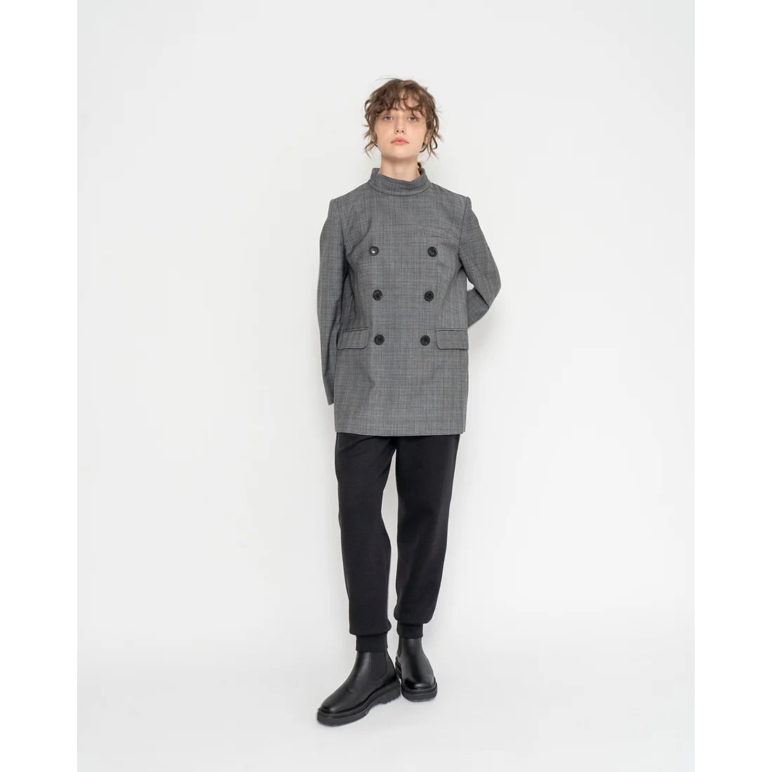 日本製【防水】Emma Francis 履帶側邊戈爾靴 (9010a-L 101)(Black leather)(ブラック レザー)