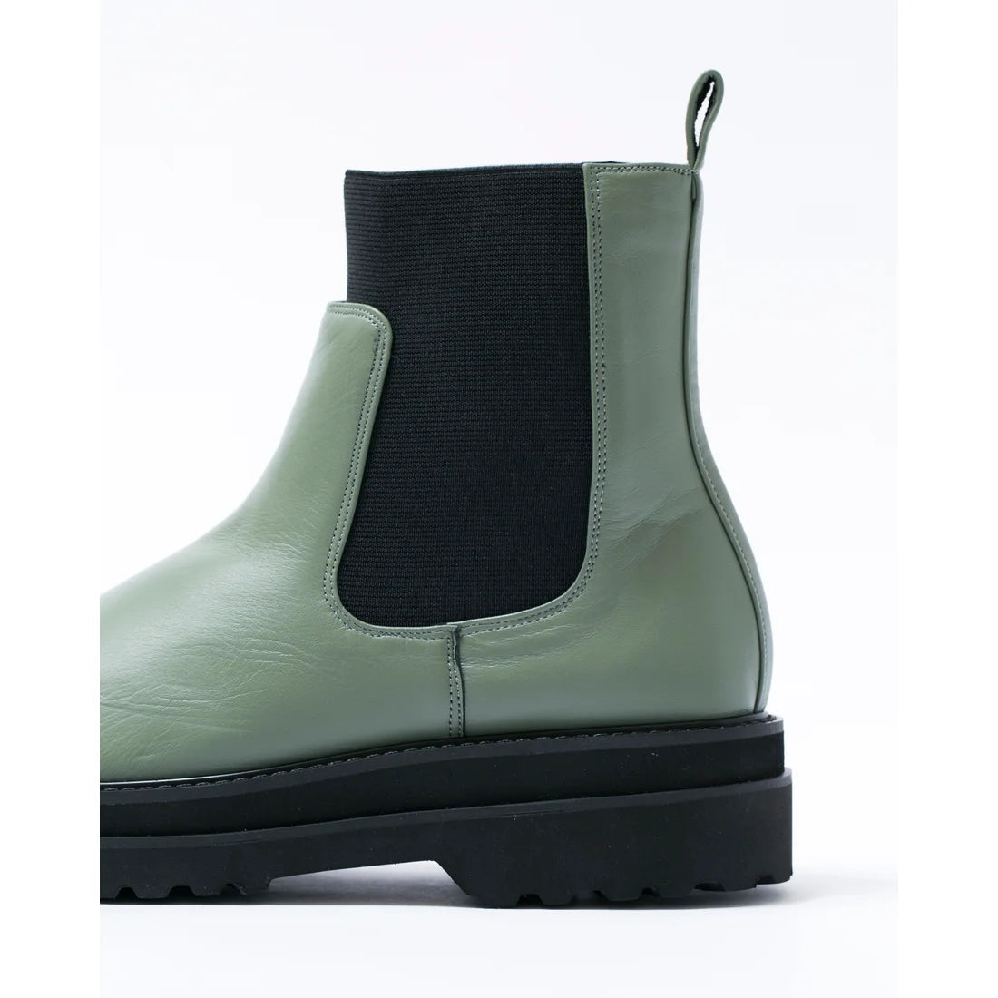 日本製【防水】Emma Francis 履帶側邊戈爾靴 (9010a-L 111)(Green leather)(グリーン レザー)