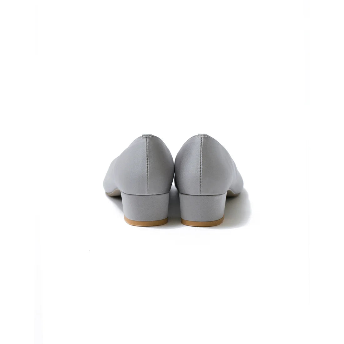 日本製 Emma Francis 尖頭3cm跟珠寶搭扣高跟鞋(3002b-ST 153)(Gray satin)(グレー サテン)