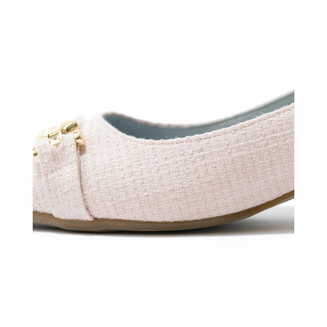日本製 Emma Francis 尖頭搭扣花呢高跟鞋(3002d-TW 144)(Pink tweed)(ピンク ツイード)