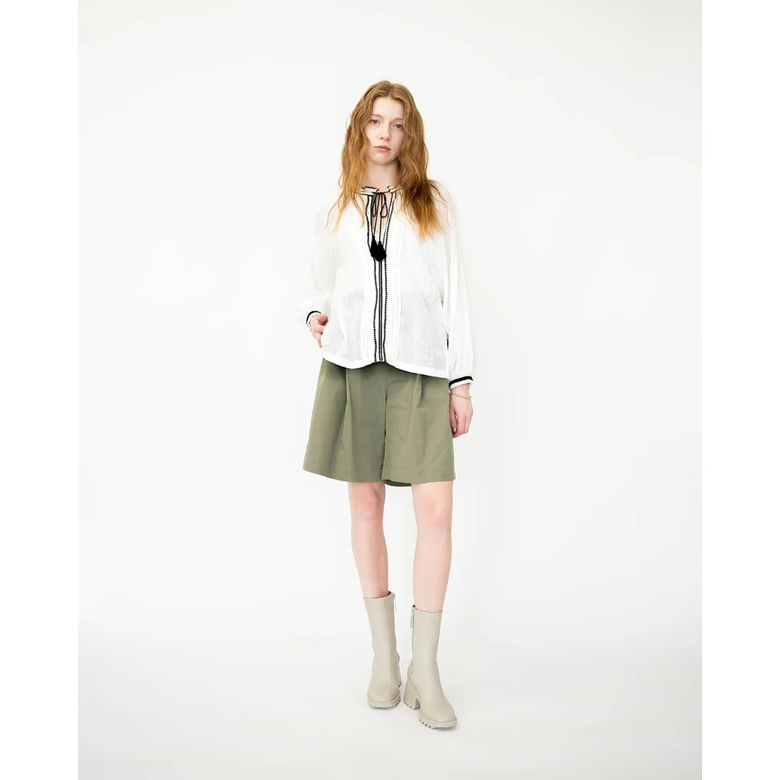 【防水】Emma Francis 橡膠雨靴 (9015a-R 177)(Ivory Rubber)(アイボリー ラバー)