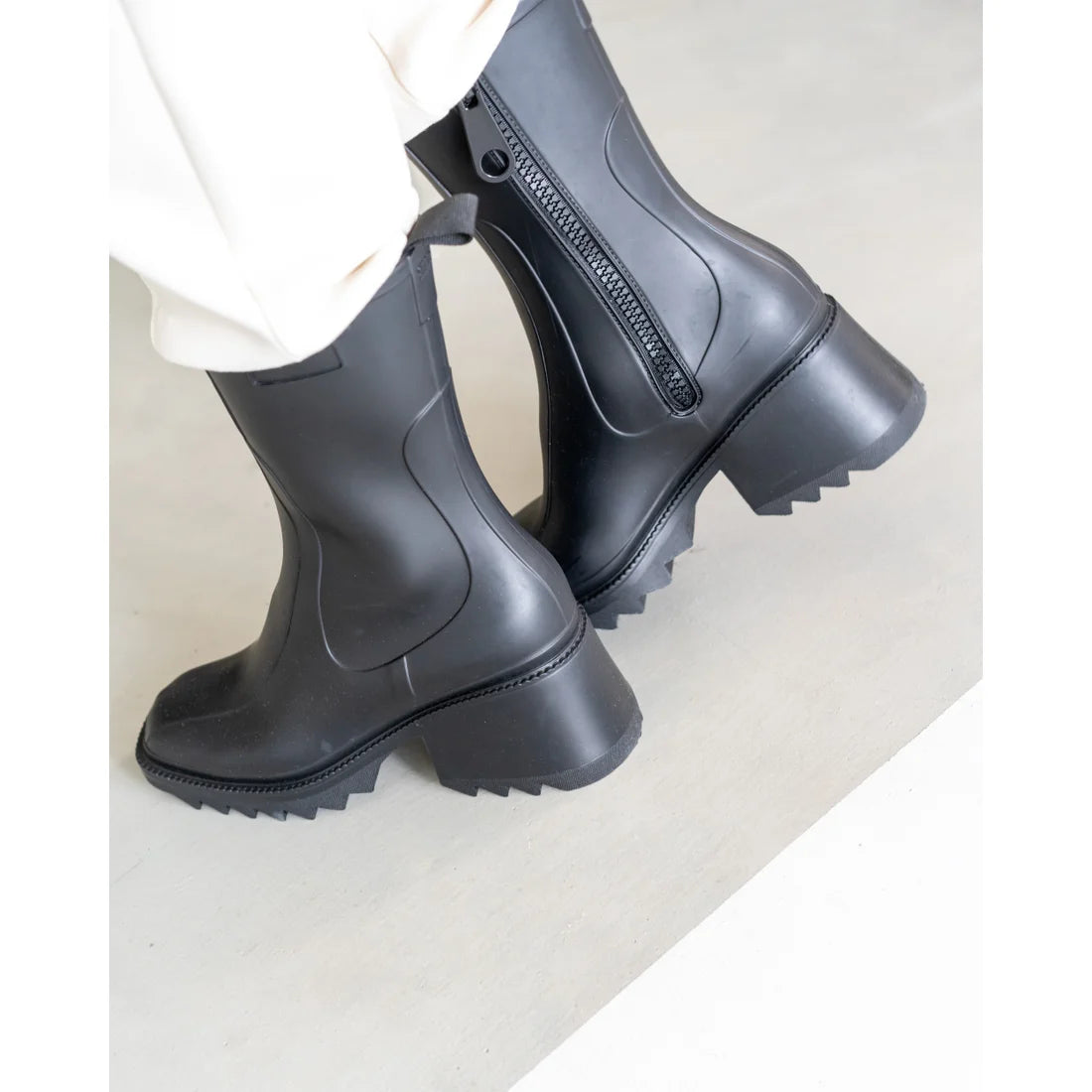 日本製【防水】Emma Francis 預訂3星期 橡膠雨靴 (9015a-R 101)(Black Rubber)(ブラック ラバー)