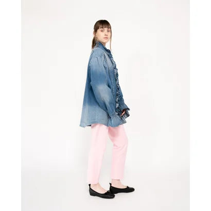 日本製【蘋果皮】【防水】Emma Francis 平底彈性芭蕾舞鞋 ( 03m-AP 101 )(Black apple leather)(ブラック アップルレザー)