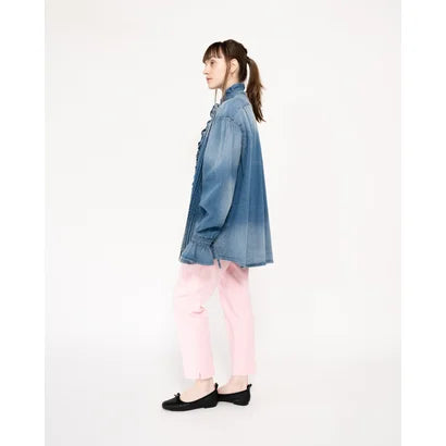 日本製【蘋果皮】【防水】Emma Francis 平底彈性芭蕾舞鞋 ( 03m-AP 101 )(Black apple leather)(ブラック アップルレザー)