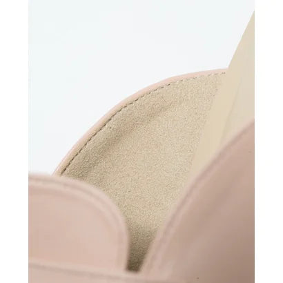 日本製【蘋果皮】【防水】Emma Francis 樂福拖鞋式平底鞋 ( 03q-AP 144 )(Pink apple leather)(ピンク アップルレザー)