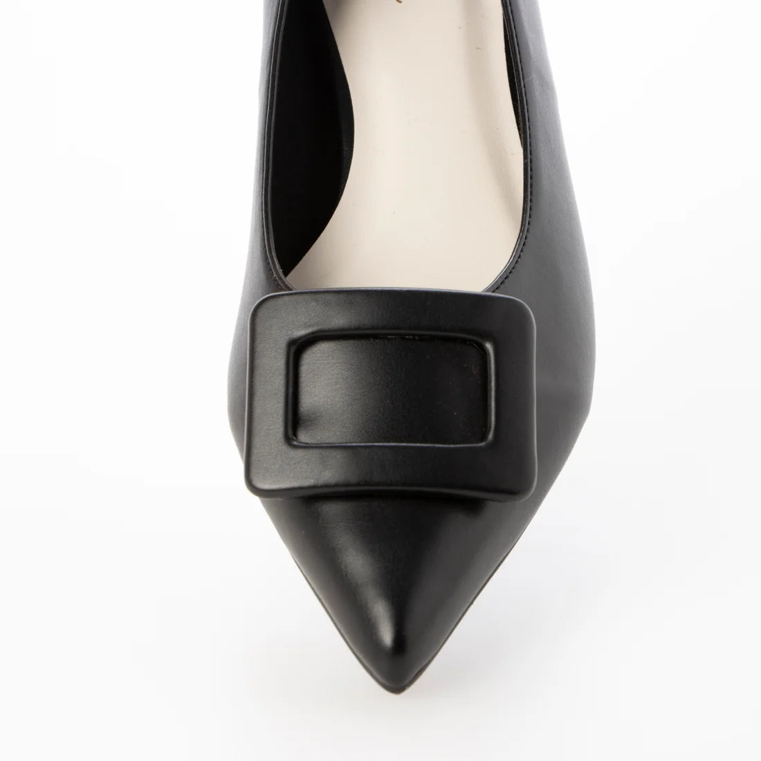 日本製 Launa lea 扣尖頭高跟鞋 (459A) (黑色/ Black)