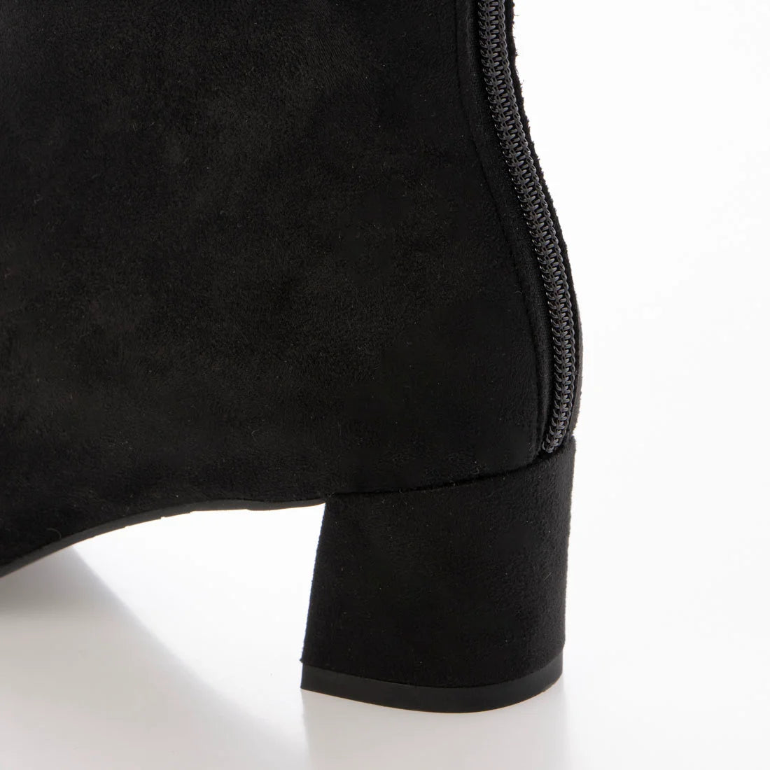 日本製 Launa Lea 4cm 彈性方頭短靴 (587)(黑色/Black S)