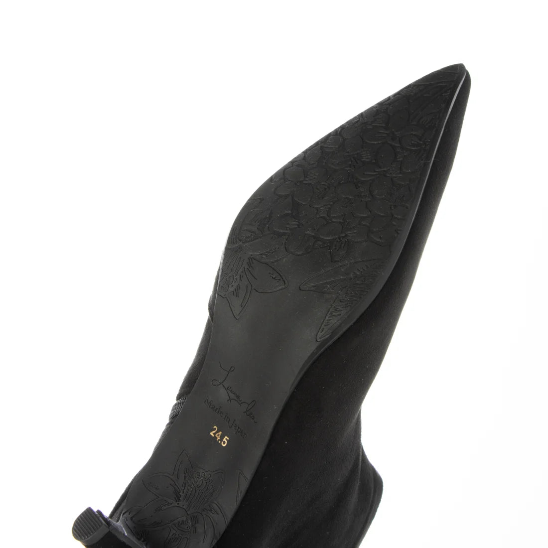 【新品預訂】日本製 Launa lea 5cm踭尖頭短靴(611) (黑色S / Black S )