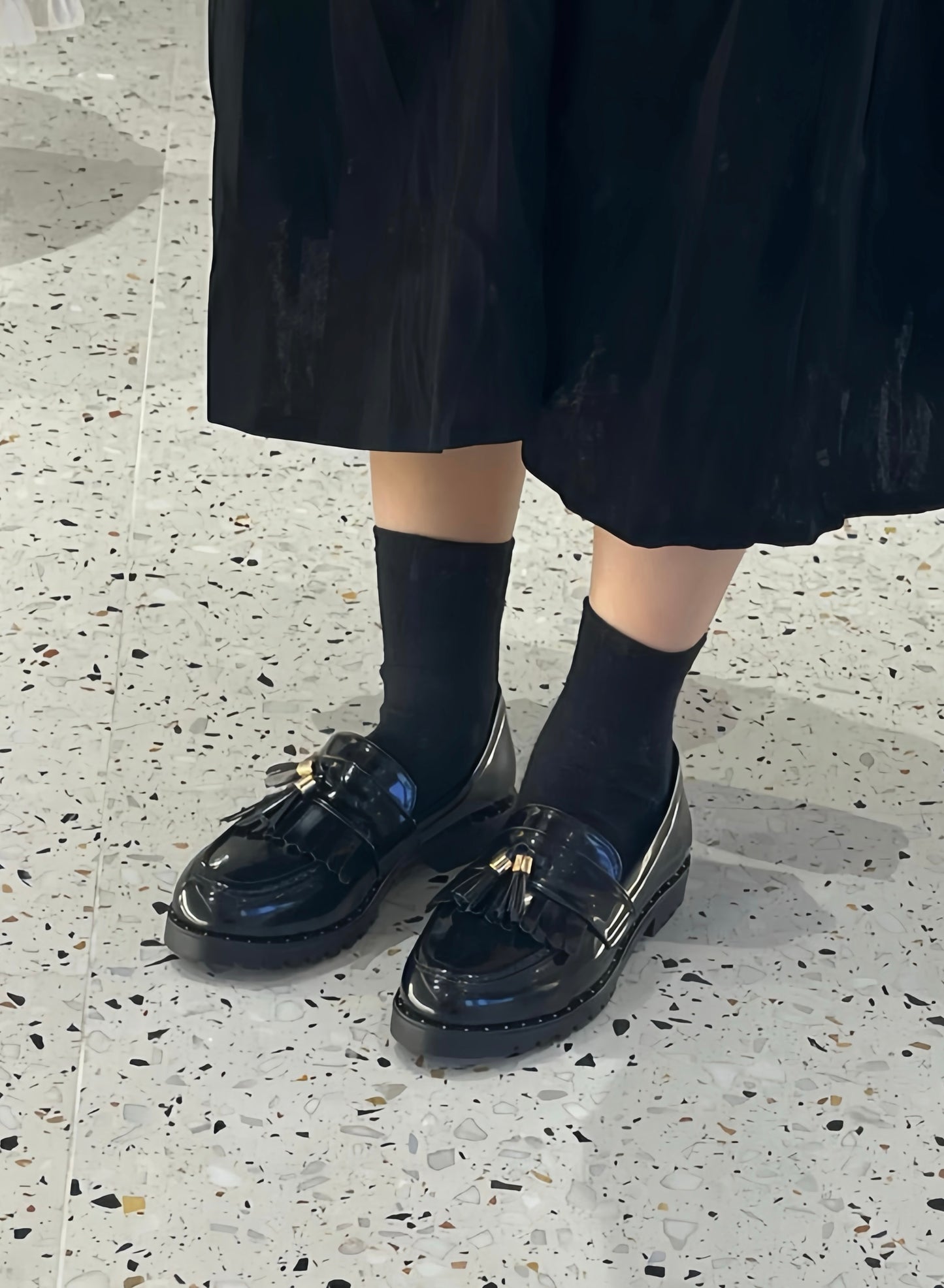 日本製 Launa lea 流蘇樂福鞋(SP035)(Black/ 黑色)