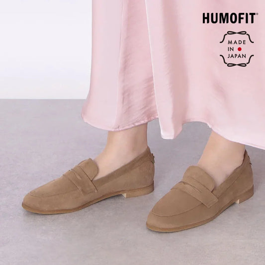 【新品預訂】日本製 Lauf Oletta    柔軟絨布樂福鞋(LH104A BEIGE-S) (杏色)