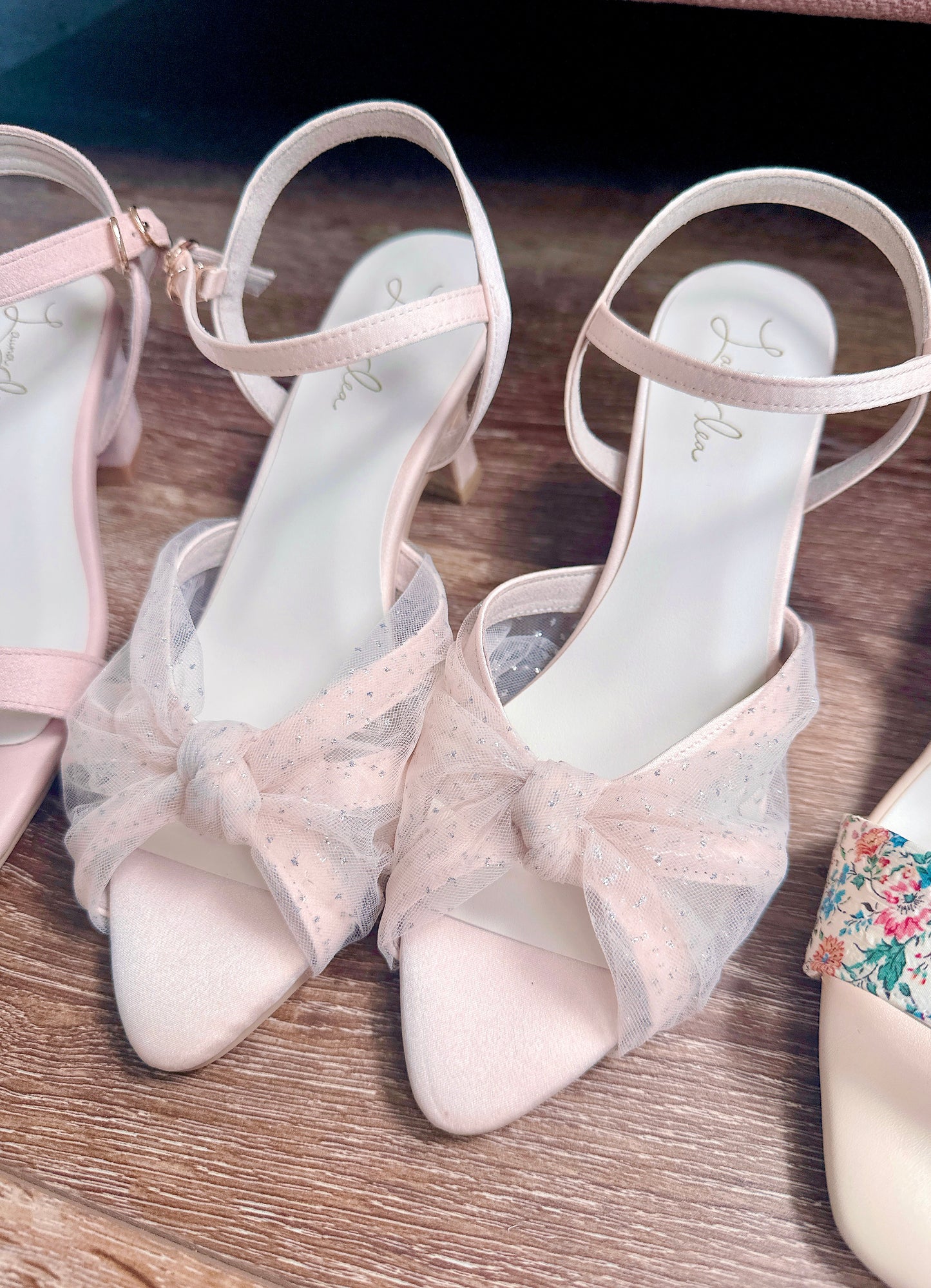 日本製 Launa Lea 7cm薄紗綁帶涼鞋 (601) (粉米色 Z / Pink Beige Z)