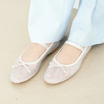 Launa Lea 水鑽薄紗芭蕾舞鞋 (S150) (PK米色Z / PK Beige Z)