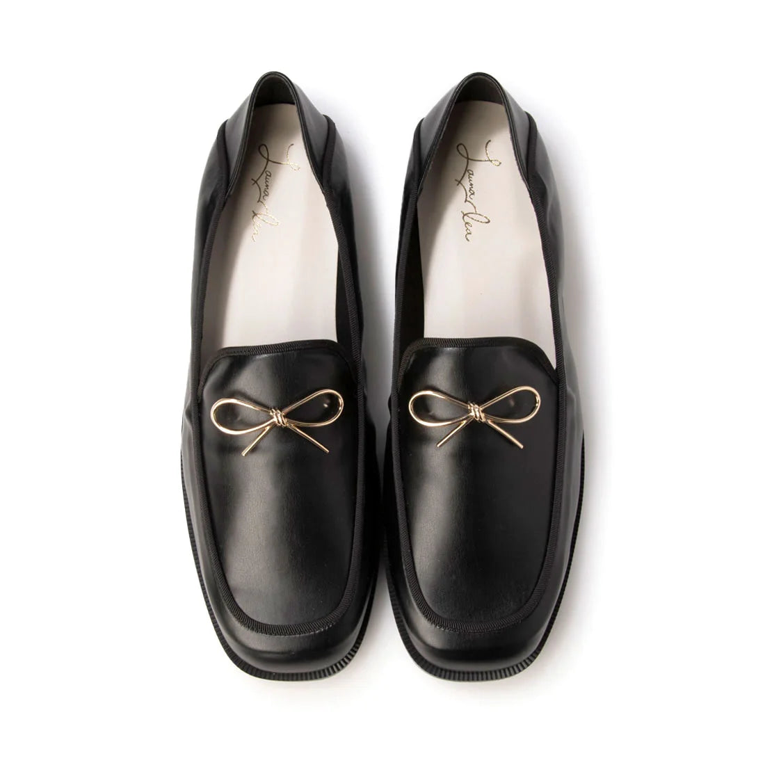 日本製 Launa Lea 蝴蝶結樂福鞋 (592) (黑色 / Black)
