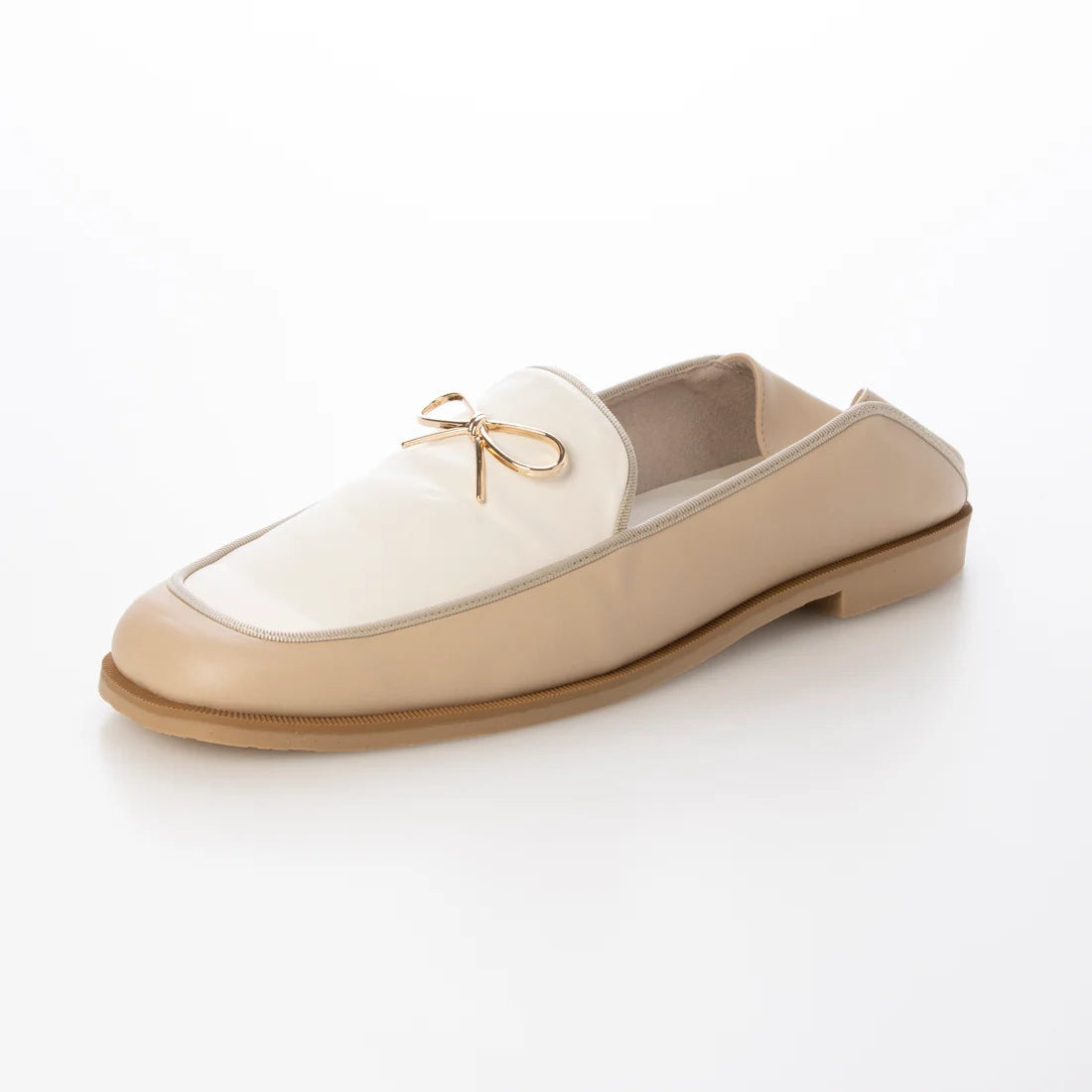 日本製 Launa Lea 蝴蝶結樂福鞋(0592) (L 米色 C / L Beige C)