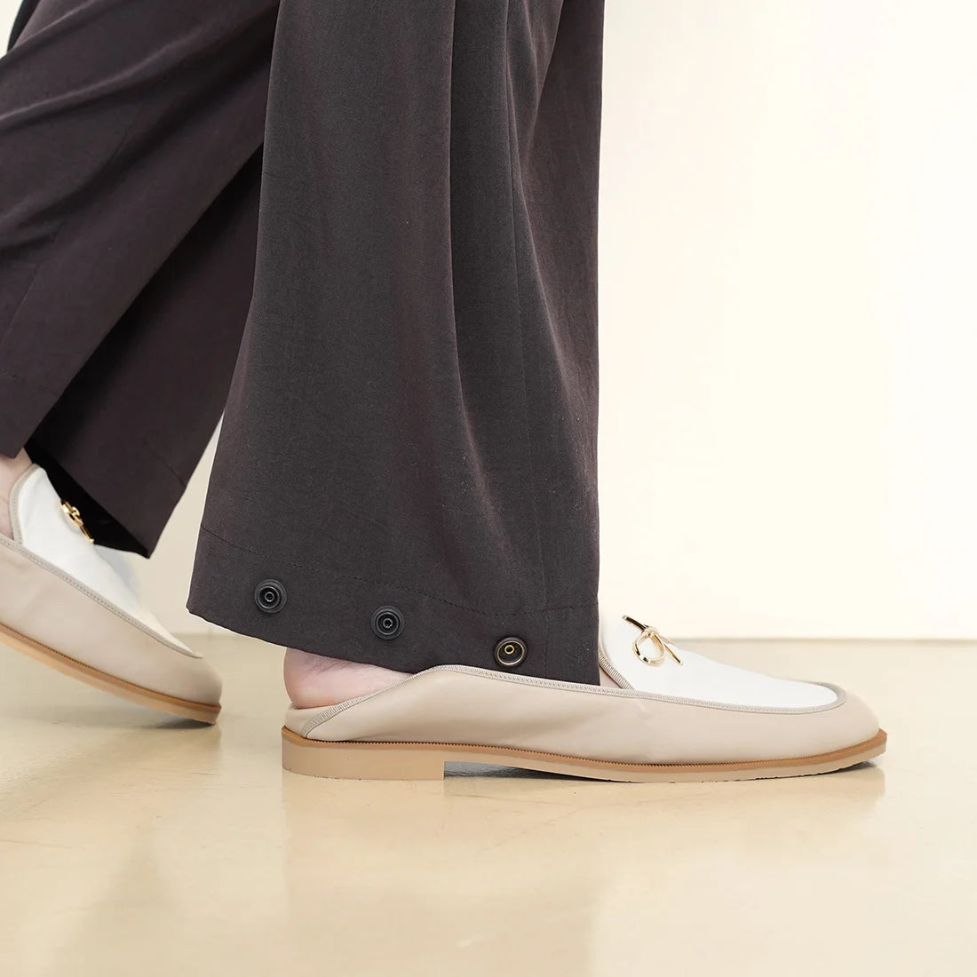 日本製 Launa Lea 蝴蝶結樂福鞋(0592) (L 米色 C / L Beige C)