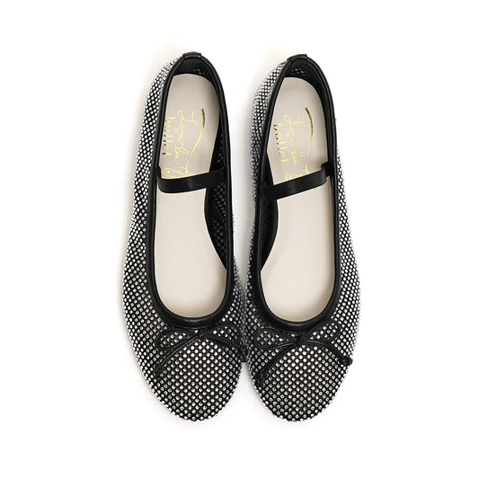 Launa Lea 水鑽薄紗芭蕾舞鞋 (S150) (黑色 Z / Black Z)