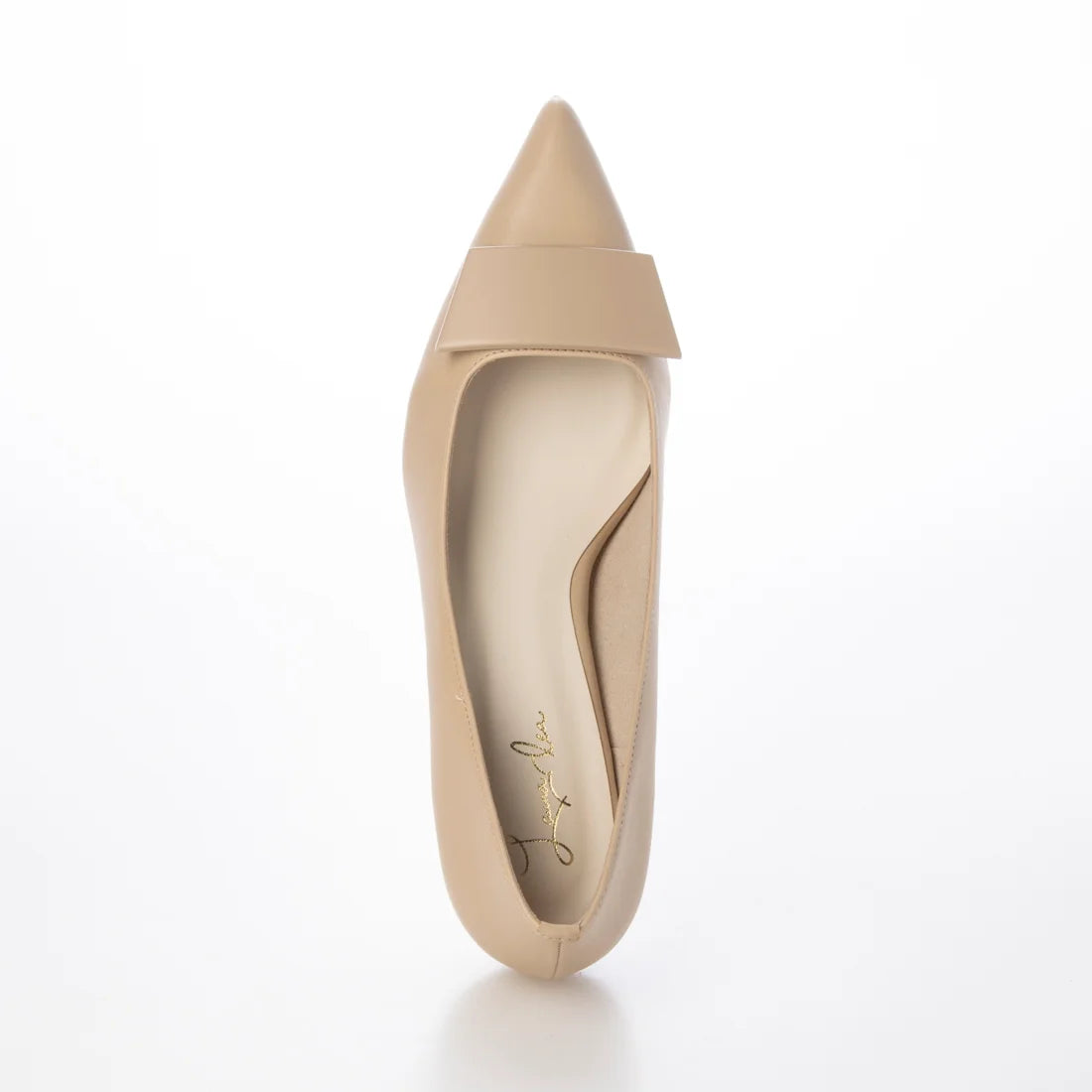 日本製 Launa Lea 5cm方扣尖頭高跟鞋 (573) (L米色 / L Beige)