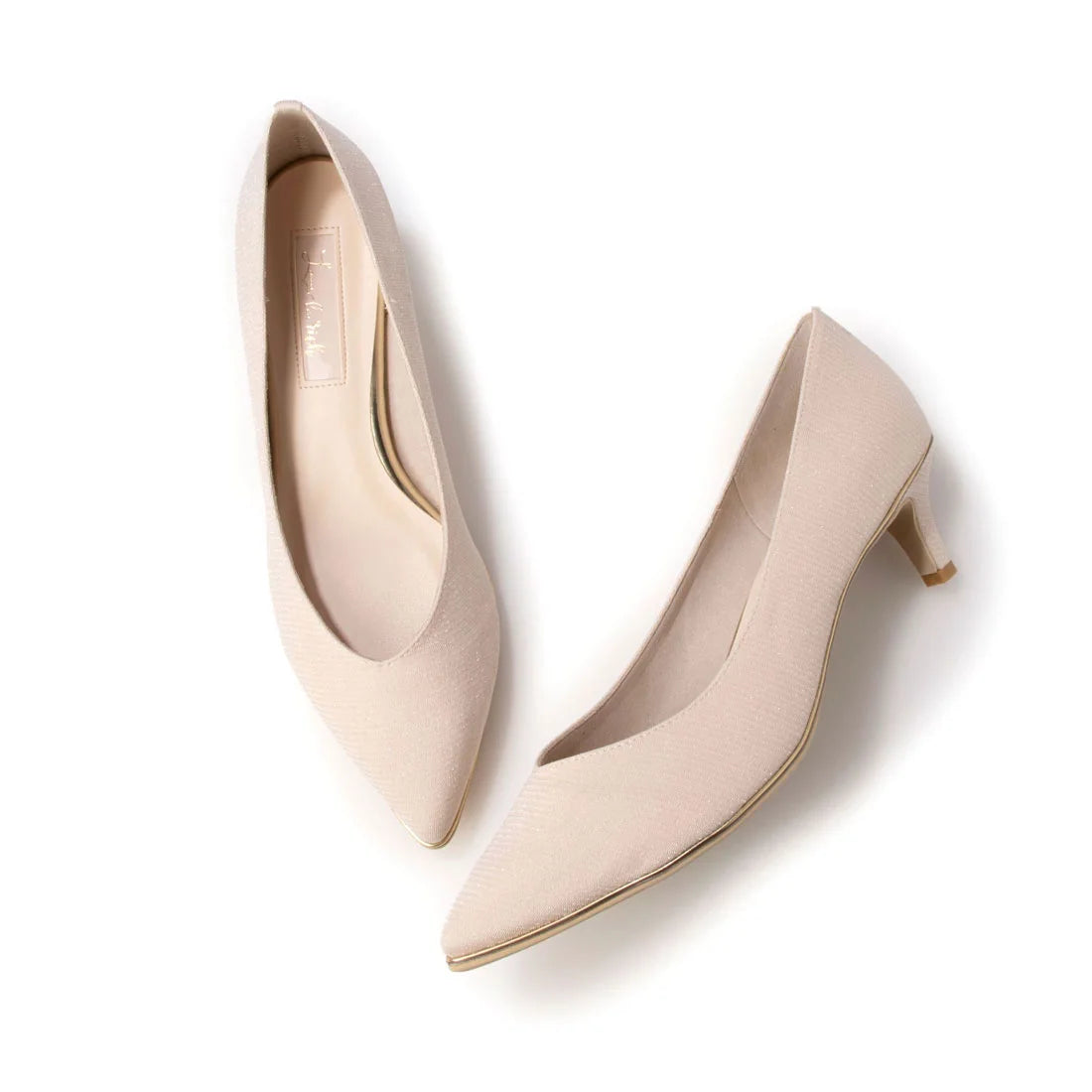 日本製 Launa Lea Rich 5cm Gold Line高跟鞋 (80009E) (L 粉紅色 Z / L Pink Z)