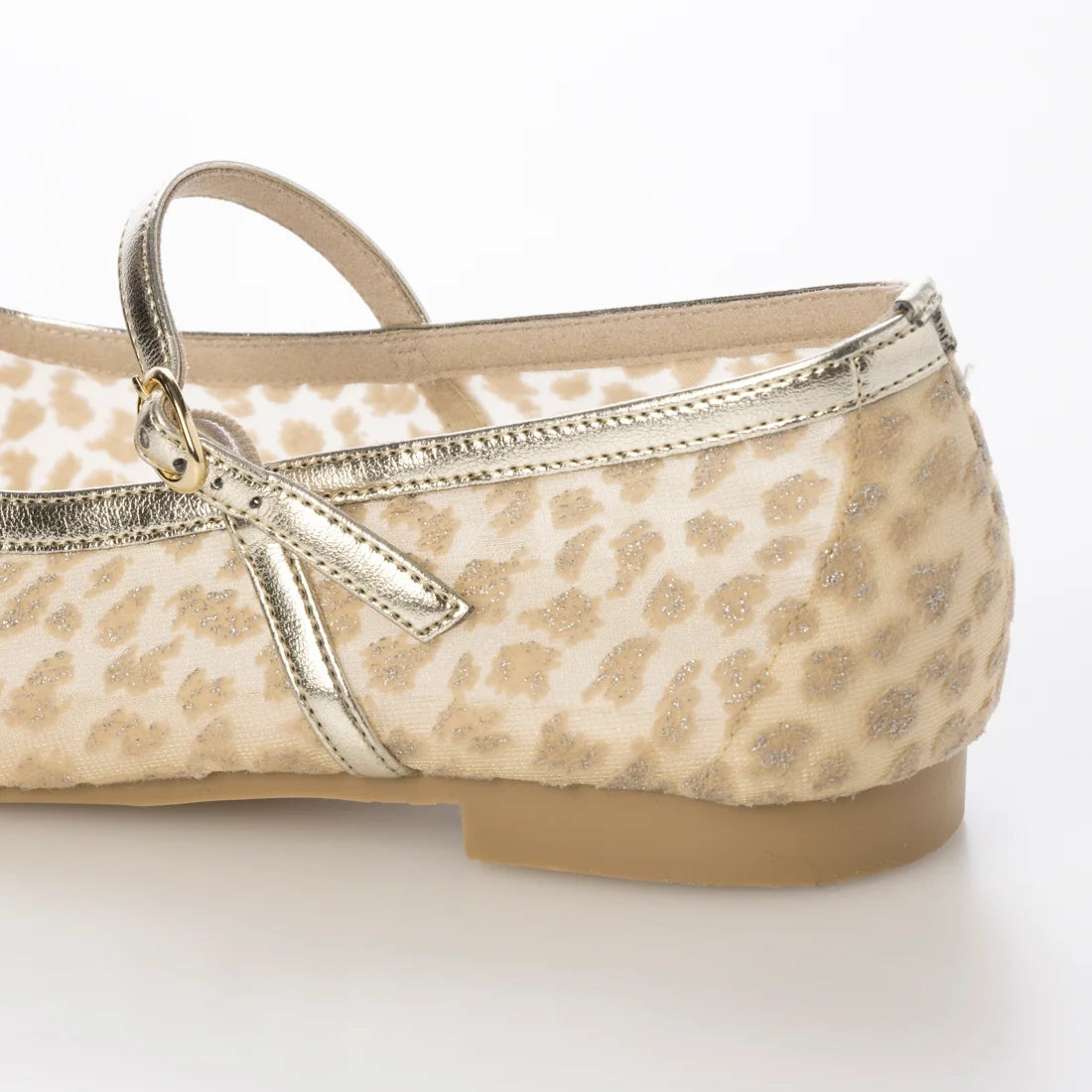 日本製 Launa Lea 薄紗瑪莉珍平底鞋 (597A) (米色 Z / Beige Z)