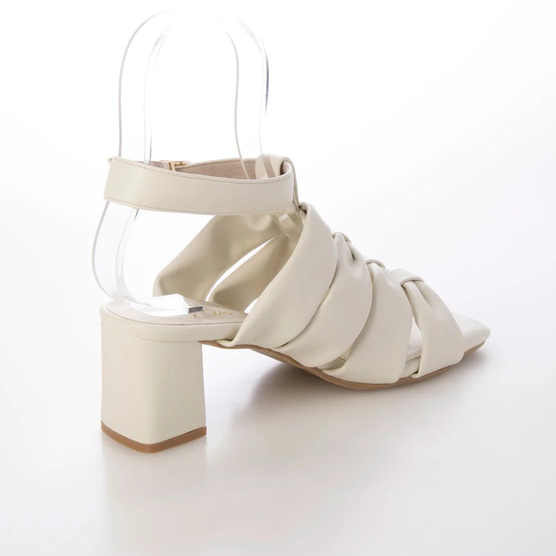 日本製 Launa Lea 6cm緞帶風格角鬥士涼鞋 (0599) (象牙色 / Ivory)