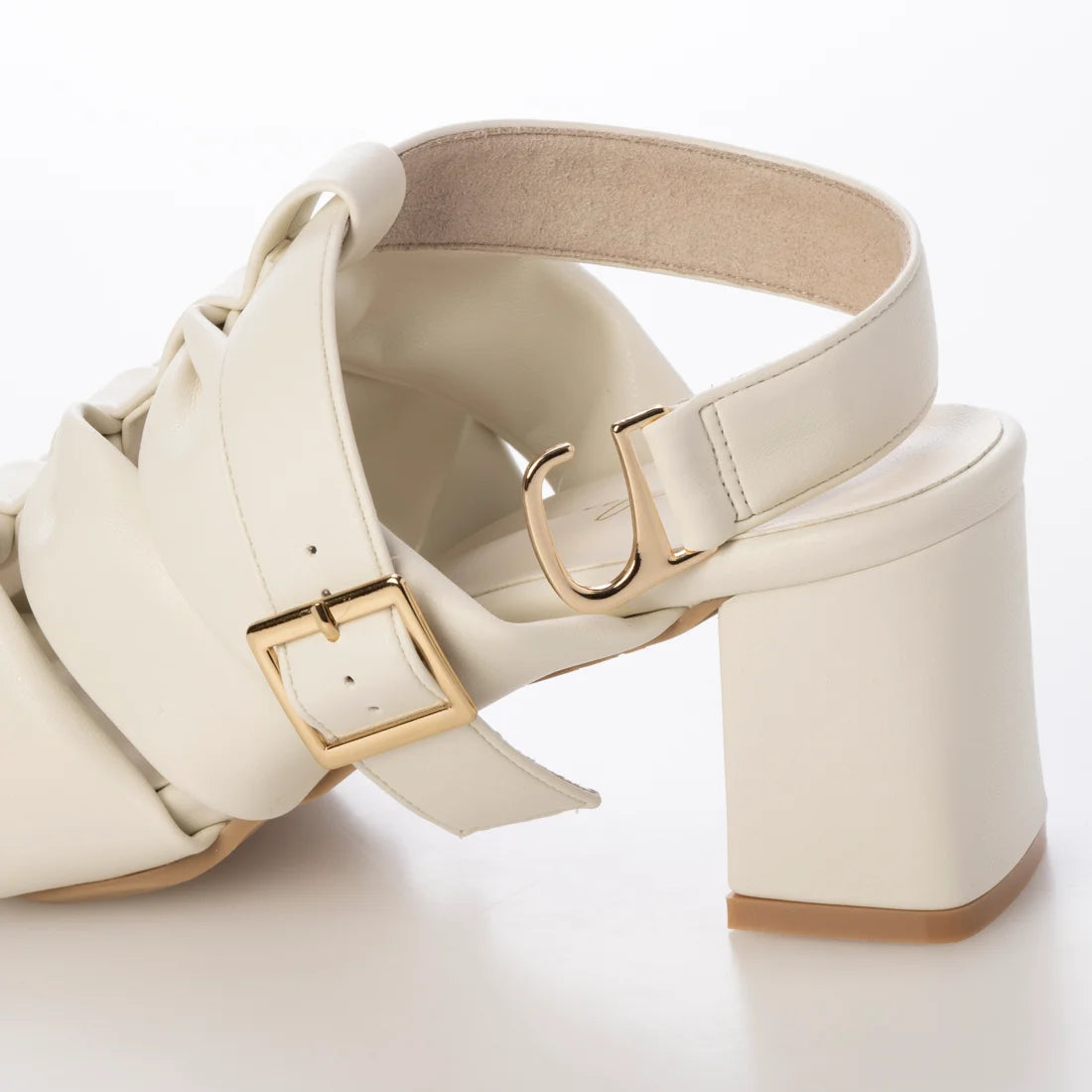 日本製 Launa Lea 6cm緞帶風格角鬥士涼鞋 (0599) (象牙色 / Ivory)