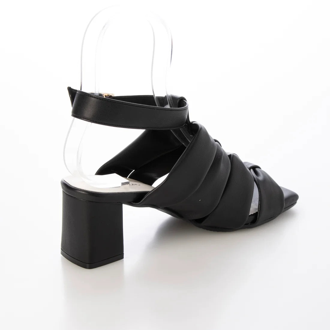 日本製 Launa Lea 6cm緞帶風格角鬥士涼鞋 (0599) (黑色 / Black)