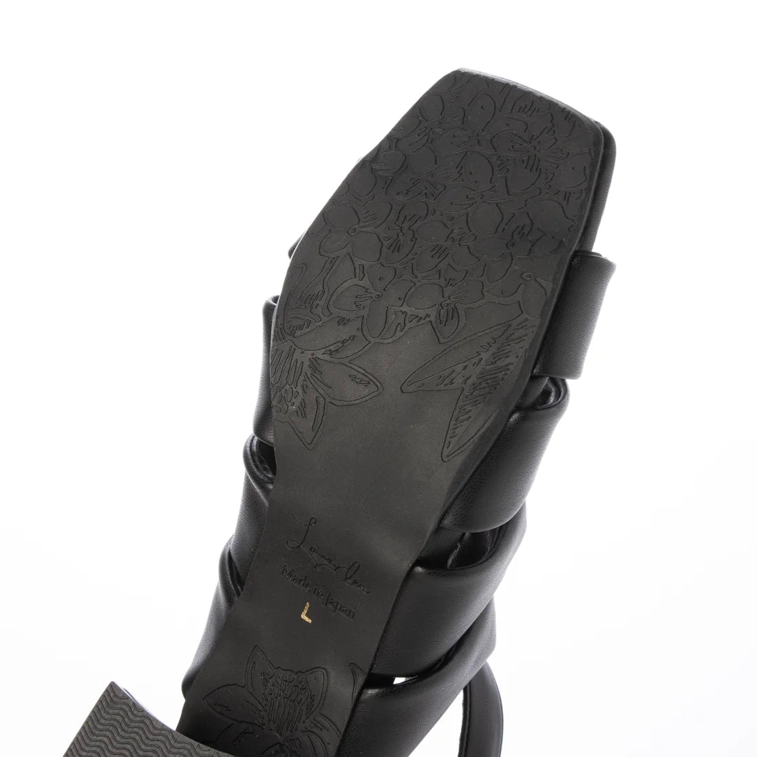 日本製 Launa Lea 6cm緞帶風格角鬥士涼鞋 (0599) (黑色 / Black)