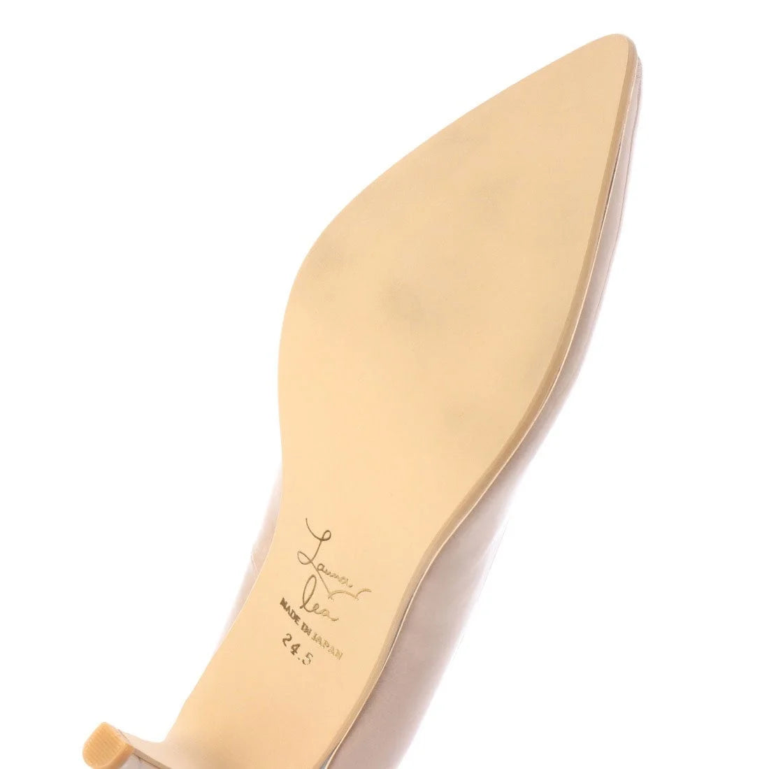 日本製 Launa Lea Rich 7cm Gold Line高跟鞋 (80001) (米灰色 E / Greige E)