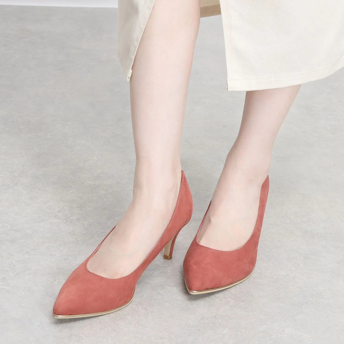 日本製 Launa Lea Rich 7cm Gold Line閃鑽高跟鞋 (80001A) (銀色 Z / Silver Z)